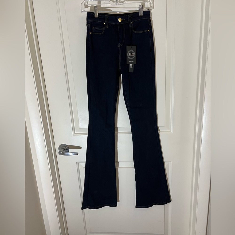 BLANKNYC high rise flare jeans